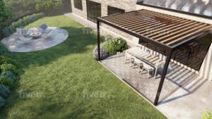 3D design for a garden make over project in Eccleston